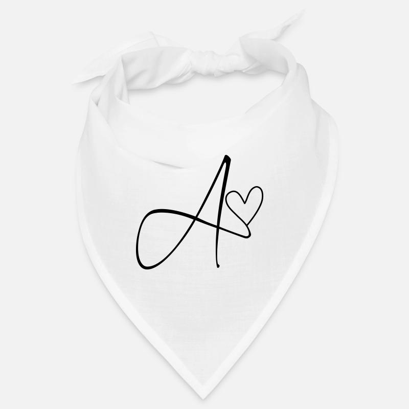 Buchstabe A Buchstabe-A Kalligrafie Bandana