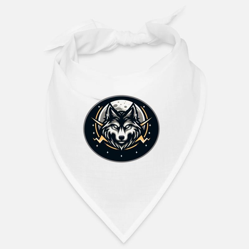 Wolf8 - Bandana - Weiß