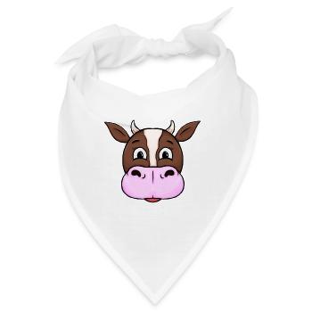 Braune Kortik - Bandana - Weiß - Vorne