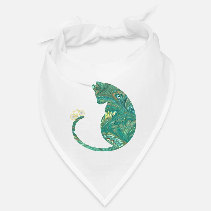 chat et vélo e 71 Bandana