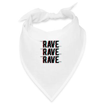 rave 02 - Bandana - Weiß - Vorne