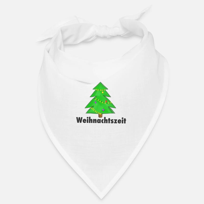 Weihnachtsbaum weinachtsbaum mit Slogan Text Bandana