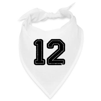 12 - Bandana - Weiß - Vorne