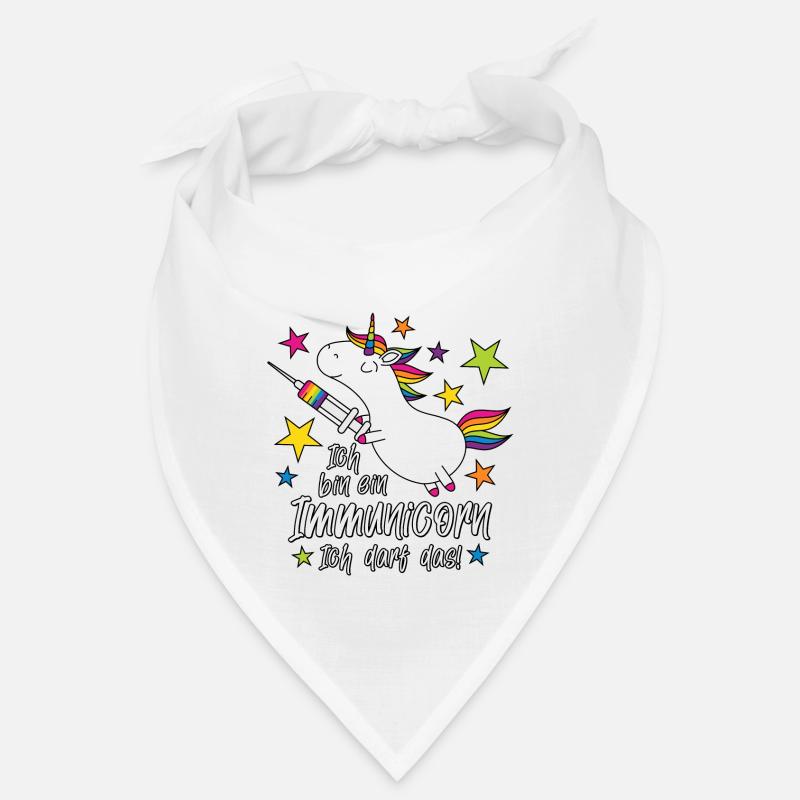 Geimpft! Ich bin ein Immunicorn Ich darf das! Bandana