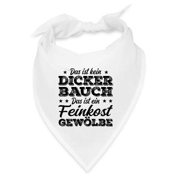 Feinkostgewölbe Charme - Bandana - Weiß - Vorne