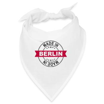 Made in Berlin - Bandana - Weiß - Vorne