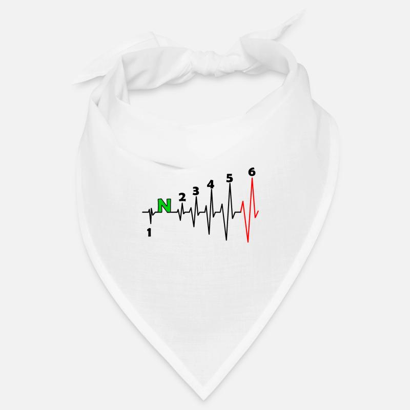 Motorcycle heartbeat Bandana