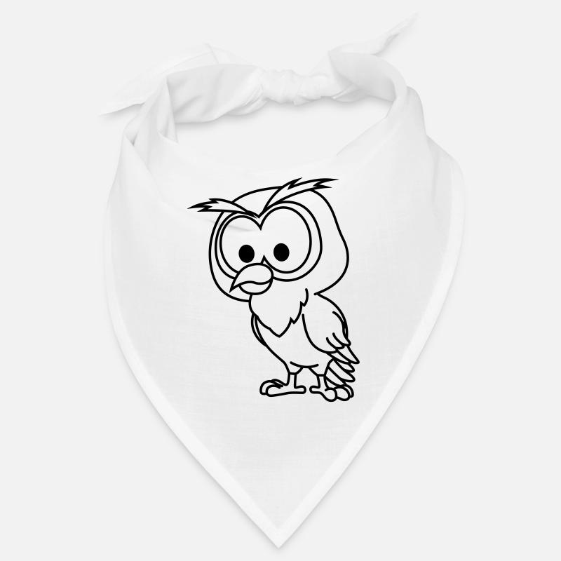 Eule Comic Tier Bandana