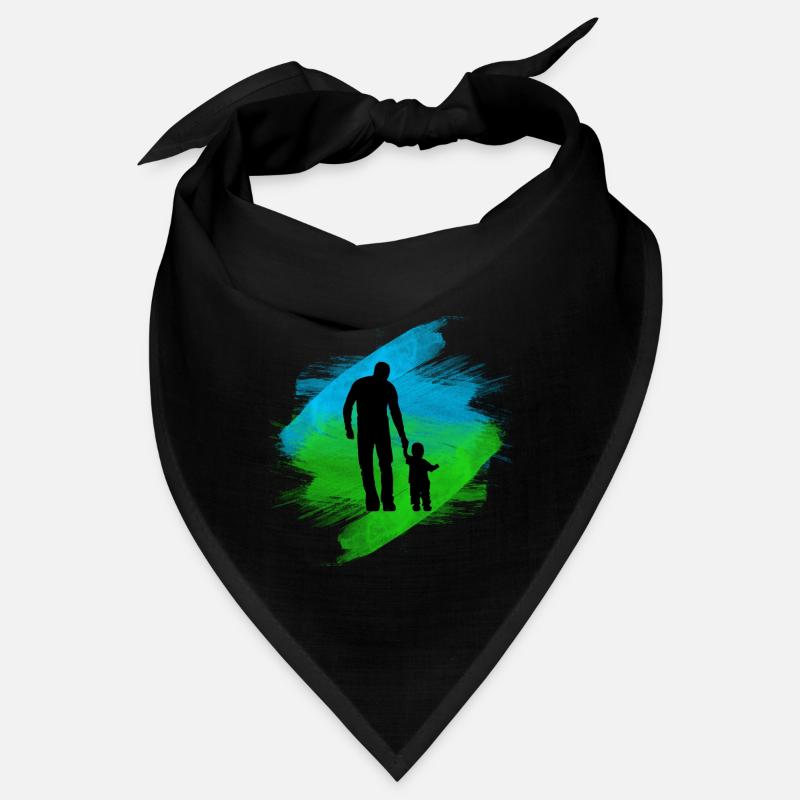 Father and daughter Bandana