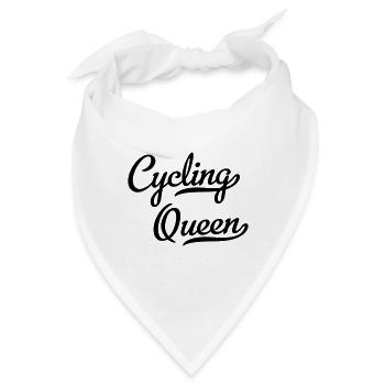 Cycling Queen - Bandana - Weiß - Vorne