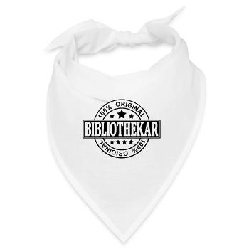 Bibliothekar - Bandana - Weiß - Vorne
