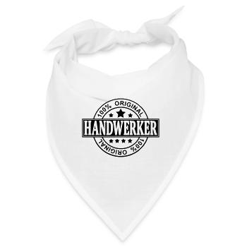 Handwerker - Bandana - Weiß - Vorne