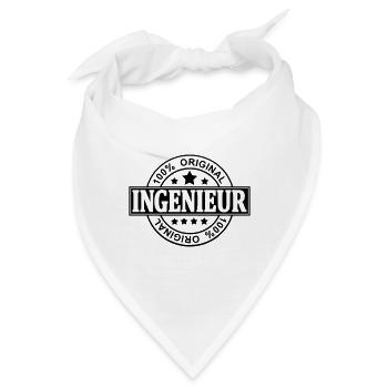 Ingenieur - Bandana - Weiß - Vorne