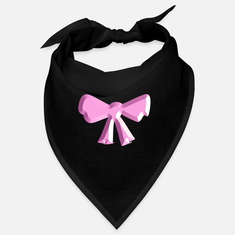schleife symbol fliege rosa glänzend Bandana