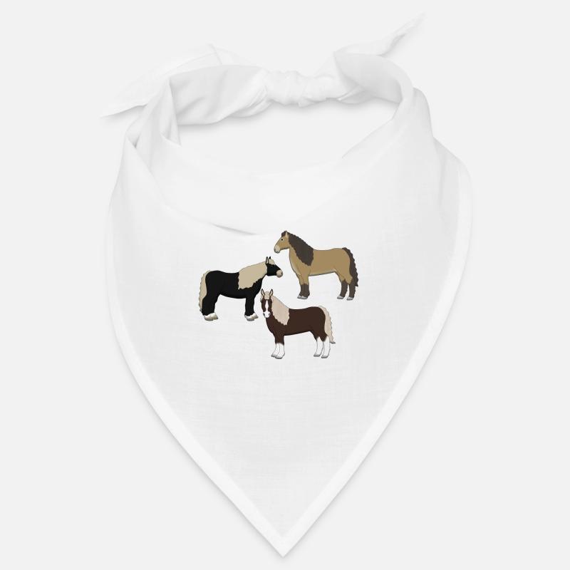 Drei Kaltblueter Bandana