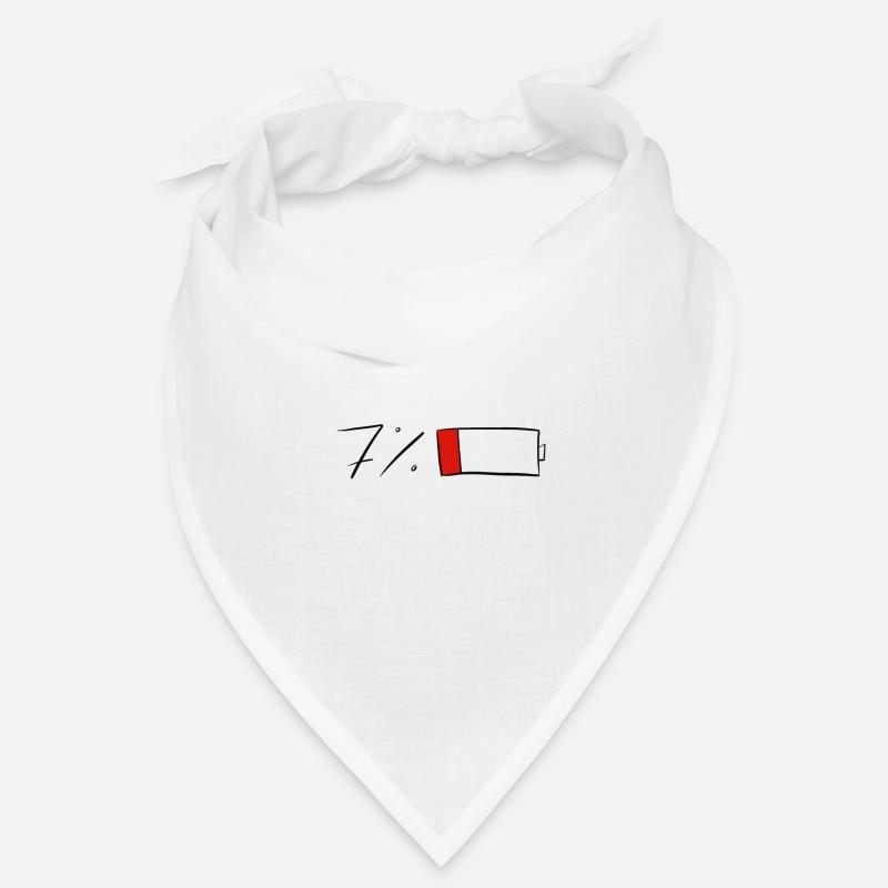 7% de batterie Bandana