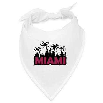 miami - Bandana - Weiß - Vorne