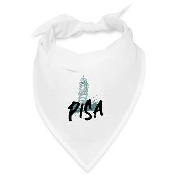 Pisa Italien Heimatstadt, Tourismus Tour von Pisa - Bandana - Weiß - Vorne
