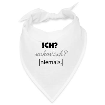 sarkasmus - Bandana - Weiß - Vorne