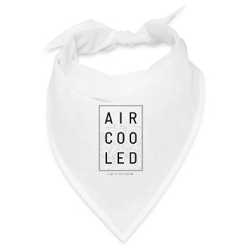 Aircooled Engine - Klassische Autokultur - Bandana - Weiß - Vorne