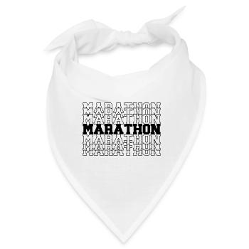 Marathon - Bandana - Weiß - Vorne