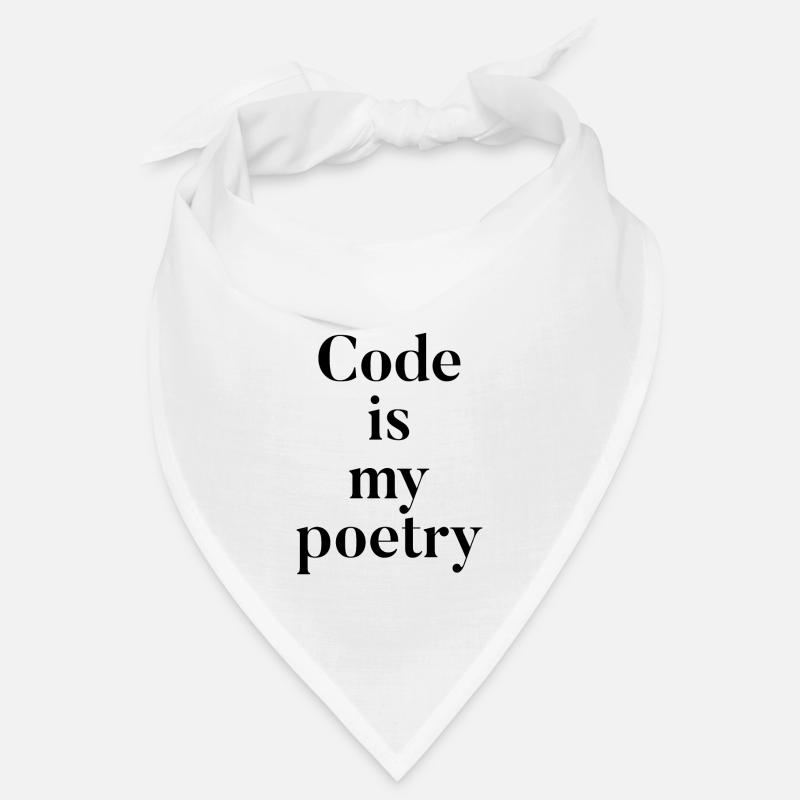 Code is my poetry Bandana