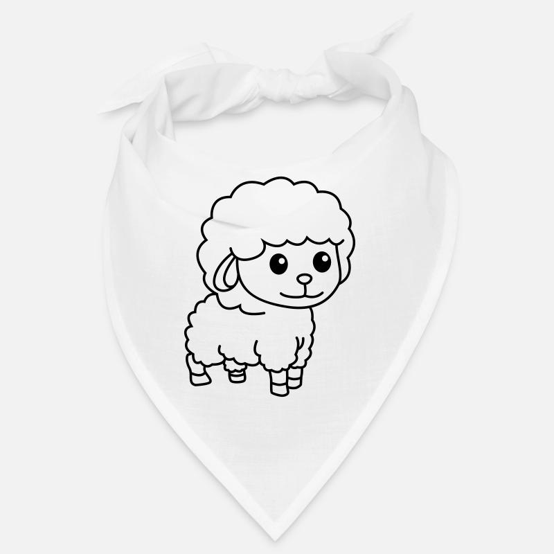 Schaf Comic Tier Bandana