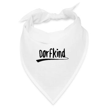 cooles shirt Dorfkind Geschenkidee - Bandana - Weiß - Vorne
