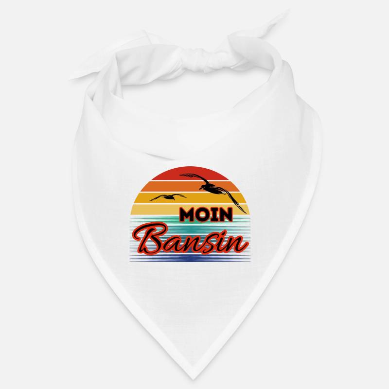 Moin Basin mit Möwe im Retro Style-Bansin Bandana