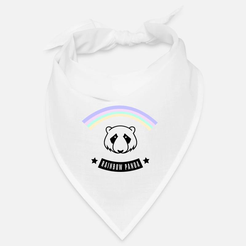 Rainbow Panda Bandana