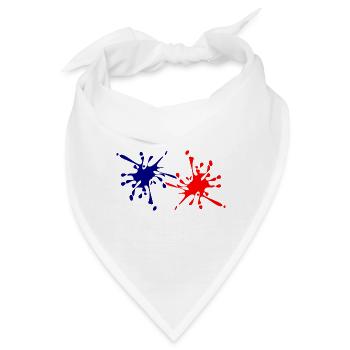 Blau Weiß Rot 2020 - Bandana - Weiß - Vorne