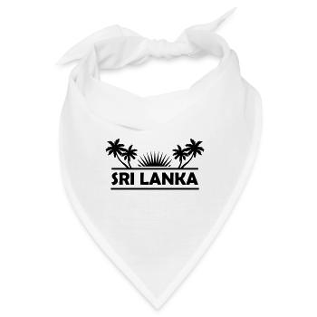 sri lanka - Bandana - Weiß - Vorne