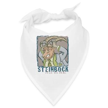 Sternzeichen - Steinbock - Bandana - Weiß - Vorne