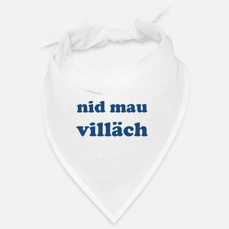 nid mau villäch - Bandana - Weiß