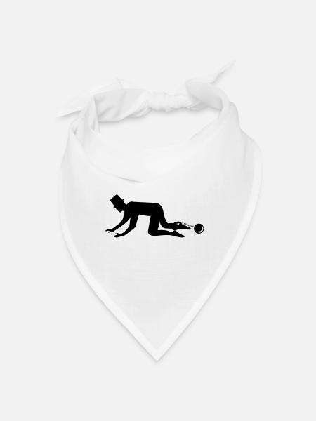Groom - Bandana - white - Front