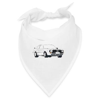 Urquattro Transparent - Bandana - Weiß - Vorne