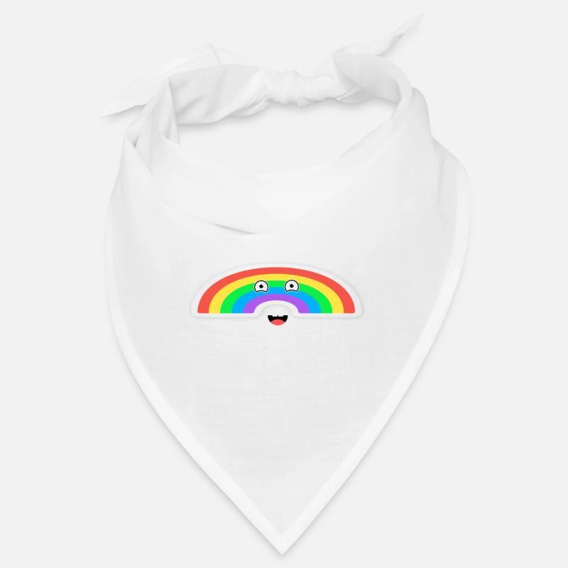 Animation arc-en-ciel vive - Bandana - blanc