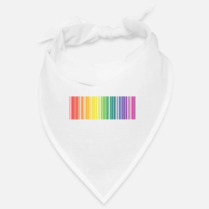 Make Love Barcode Scanbar Rainbow Gift LGBT Bandana