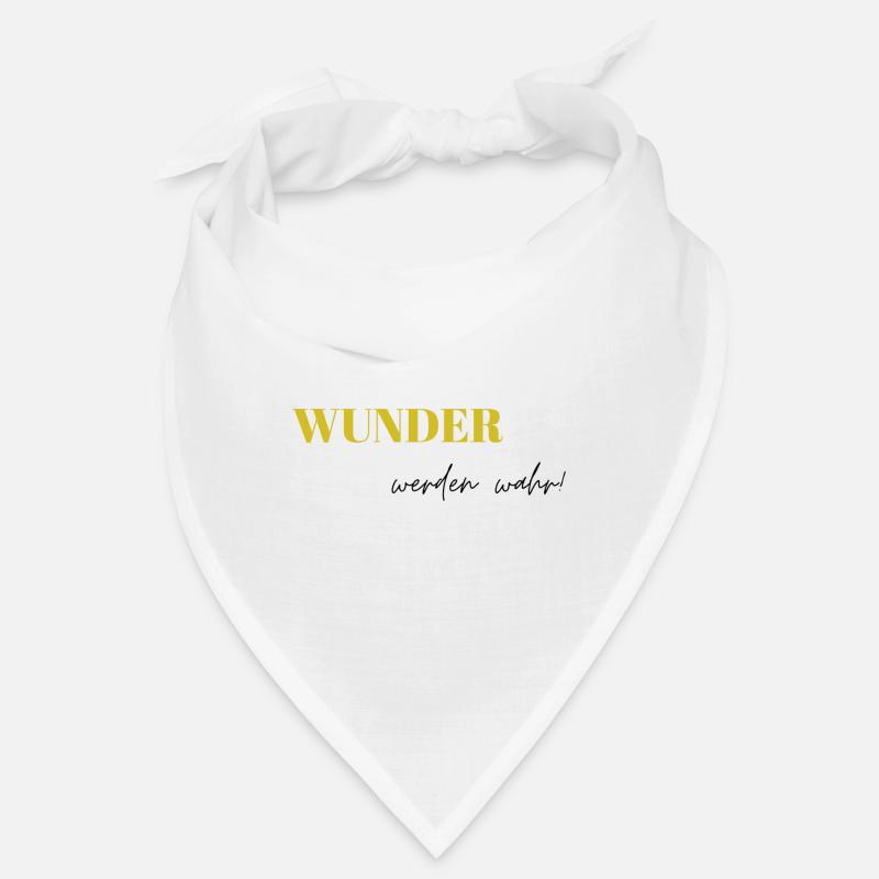 WUNDER werden wahr - Bandana - Weiß