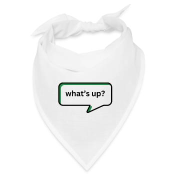 What's up - Bandana - Weiß - Vorne