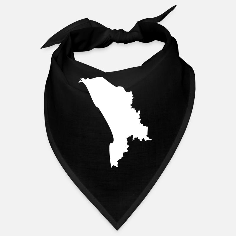 Moldova map flag Bandana