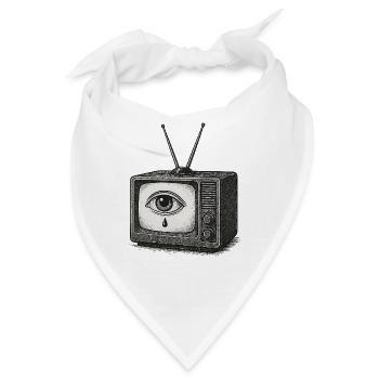 Der kathodische Riss - Bandana - Weiß - Vorne