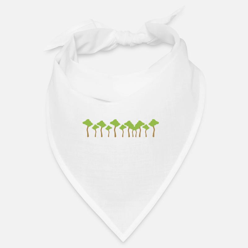 Trees Line Nature Forest Stroke Bandana