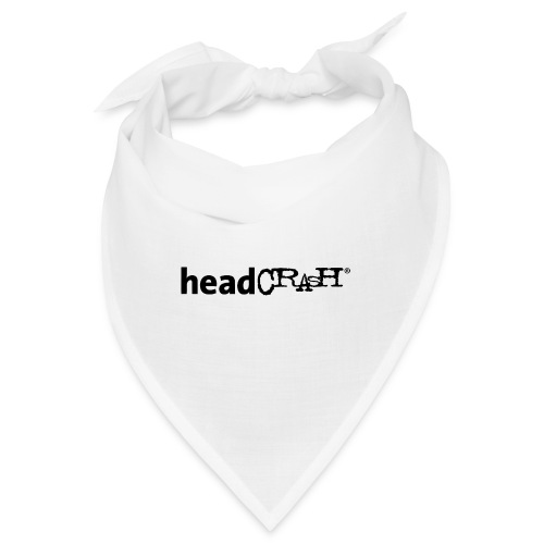 headCRASH Logo black - Bandana