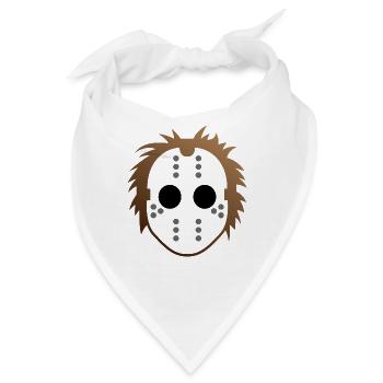 Maske eines seriellen Killers - Bandana - Weiß - Vorne