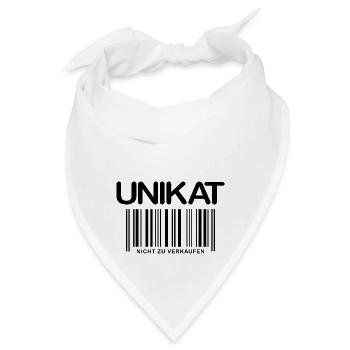 UNIKAT NICHT ZU VERKAUFEN STRICHCODE - Bandana - Weiß - Vorne
