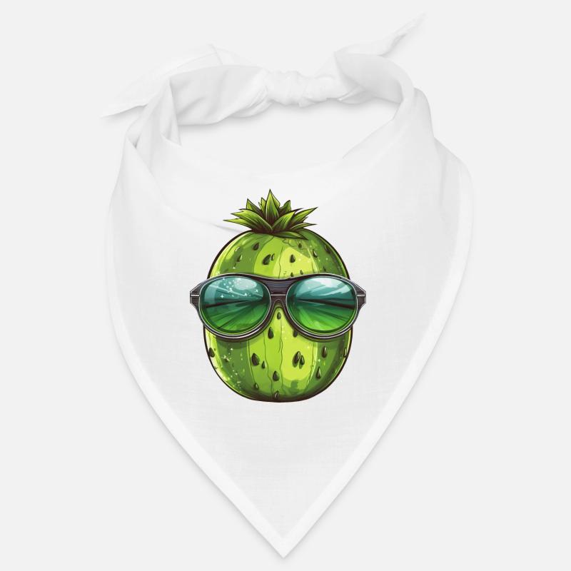 Coole Wassermelone - Design mit Sonnenbrille Bandana