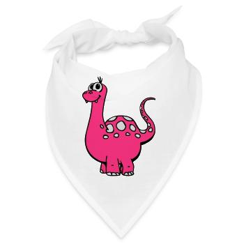 Dino 3c - Bandana - Weiß - Vorne