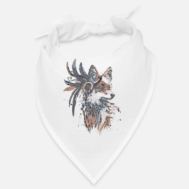 Fuchs - Bandana - Weiß