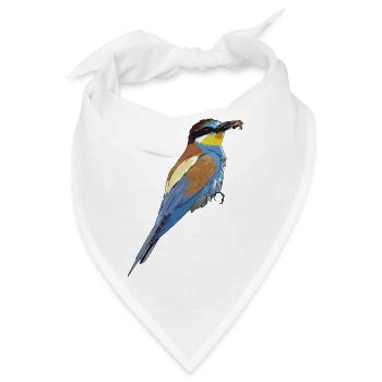 b i r d691 - Bandana - Weiß - Vorne